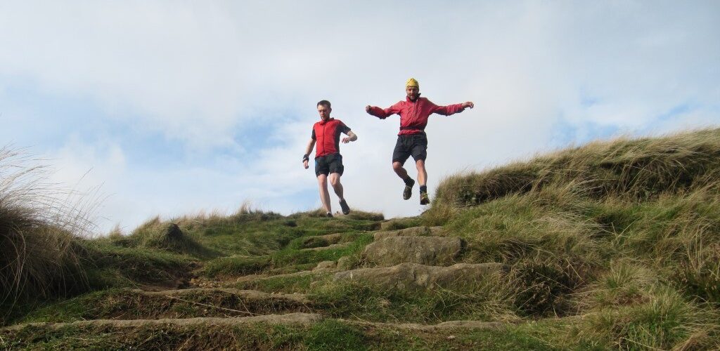running downhill